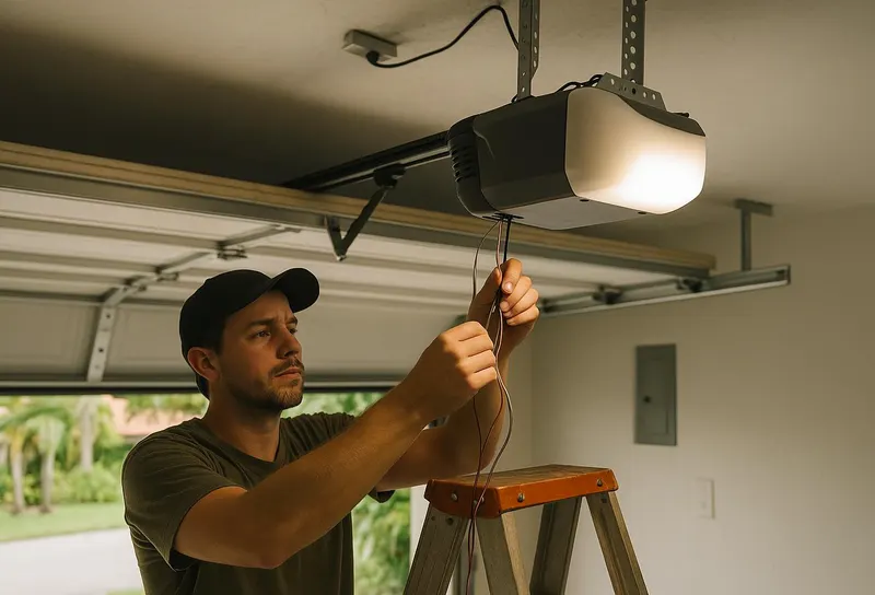 Garage Door Opener Installation in Bartow